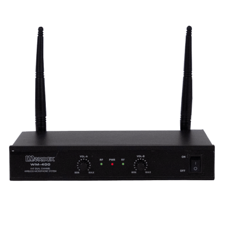 ไมโครโฟนคาราโอเกะ  SONAR รุ่น WM-400 ไมโครโฟนคู่ ไมค์ไร้สาย สัญญาณVHF อย่างดี_1